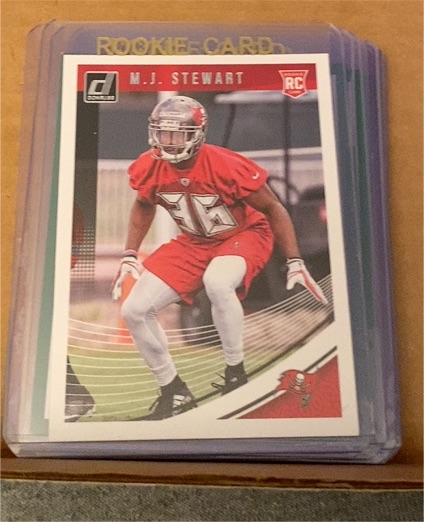 2018 Donruss #RC M.J. Stewart Rookie Card — front
