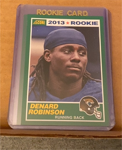 2013 Score #358 Denard Robinson — front