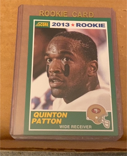 2013 Score #368 Quinton Patton — front