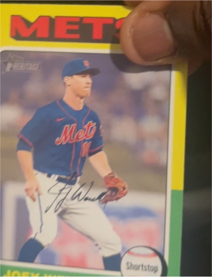 2024 Topps Heritage #373 Joey Wendle — front