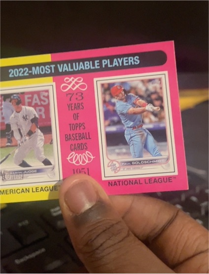 2024 Topps Heritage #212 Aaron Judge / Paul Goldschmidt — front