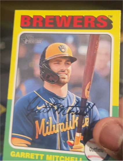 2024 Topps Heritage #445 Garrett Mitchell — front