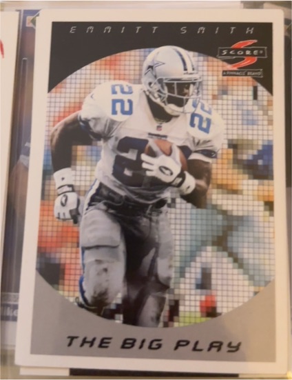 1997 Score #318 Emmitt Smith — front