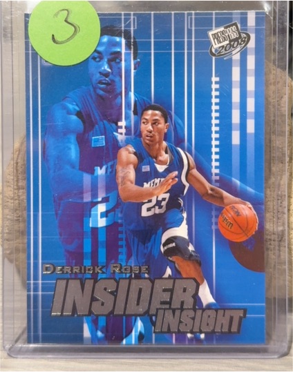 2008 Press Pass Insider Insight #II-2 Derrick Rose — front