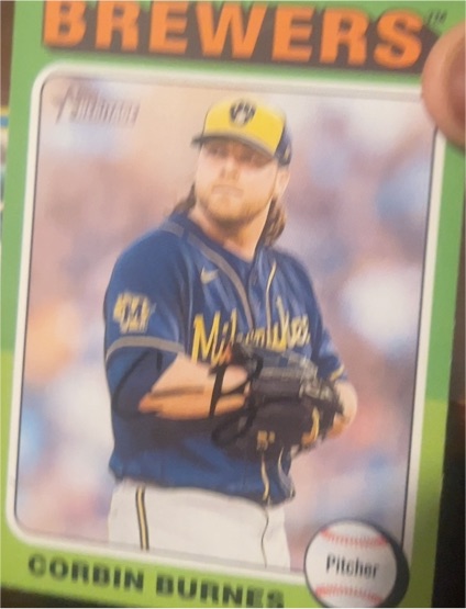 2024 Topps Heritage #276 Corbin Burnes — front