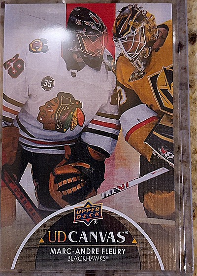 2021-22 Upper Deck UD Canvas #C287 Marc-Andre Fleury — front