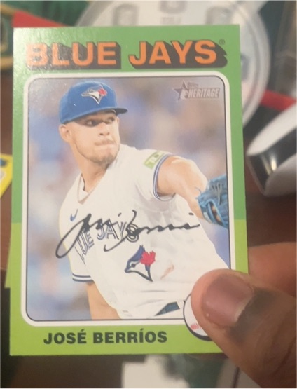 2024 Topps Heritage #468 José Berríos — front