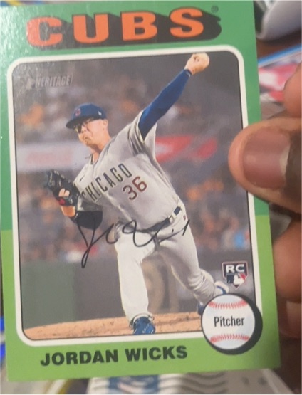 2024 Topps Heritage #390 Jordan Wicks — front