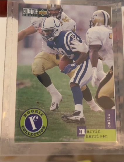 1996 Upper Deck Collector's Choice #U13 Marvin Harrison — front