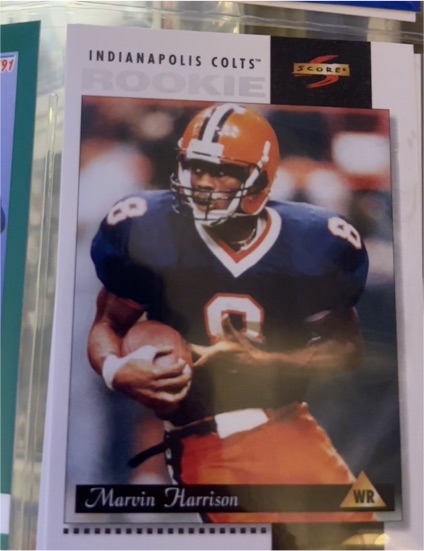 1996 Score #230 Marvin Harrison — front