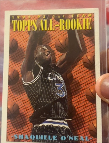 1992-93 Topps All-Rookie #152 Shaquille O'Neal — front