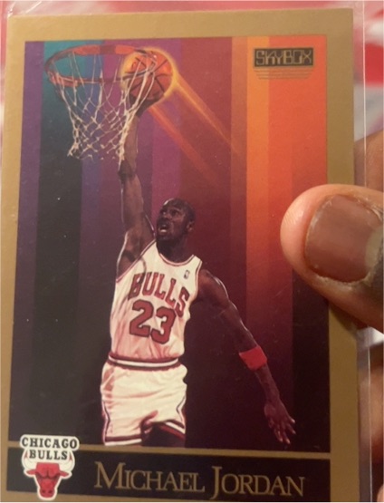 1990 SkyBox #41 Michael Jordan — front