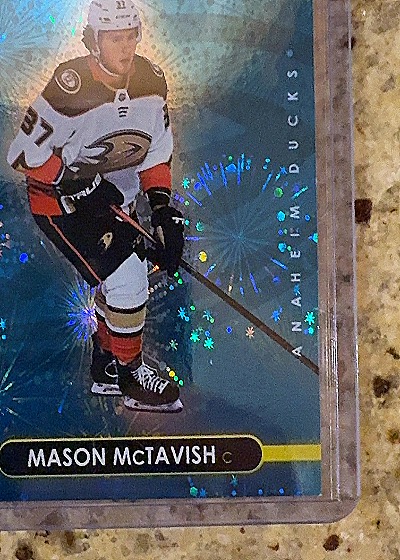 2021-22 Upper Deck Series 2 Dazzlers #DZ-37 Mason McTavish — front
