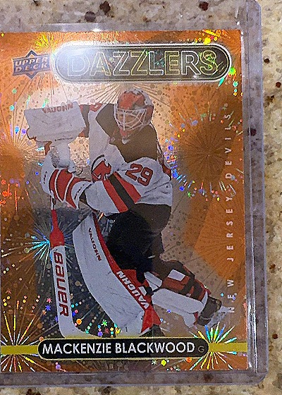 2021-22 Upper Deck Dazzlers #DZ-78 Mackenzie Blackwood — front