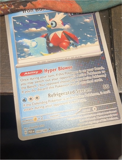 2023 Pokémon TCG Paradox Rift #056 Iron Bundle — front