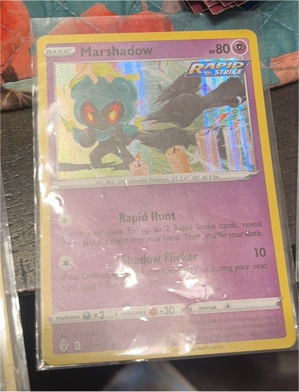 2021 Pokemon Evolving Skies #080 Marshadow — front