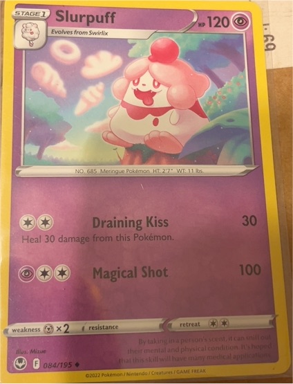 2022 Pokémon SWSH12 #084 Slurpuff — front