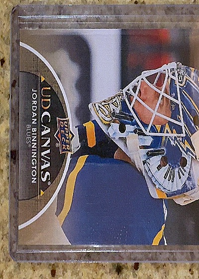 2021-22 Upper Deck UD Canvas #C189 Jordan Binnington — front