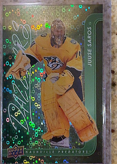 2024-25 Upper Deck Series 2 Dazzlers #DZ-51 Juuse Saros — front