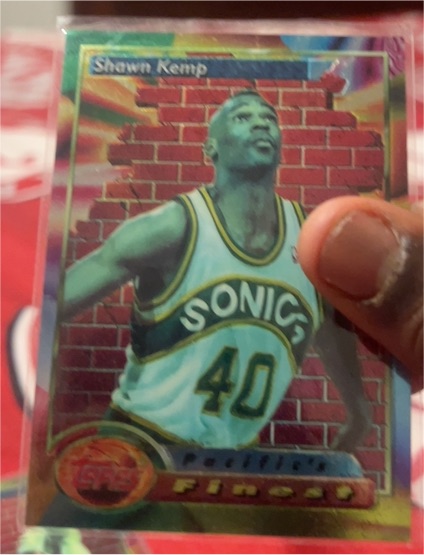 1993-94 Topps Finest #123 Shawn Kemp — front