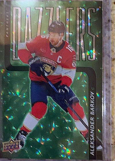 2025-26 Upper Deck Series 1 Dazzlers Orange #DZ-16 Aleksander Barkov — front