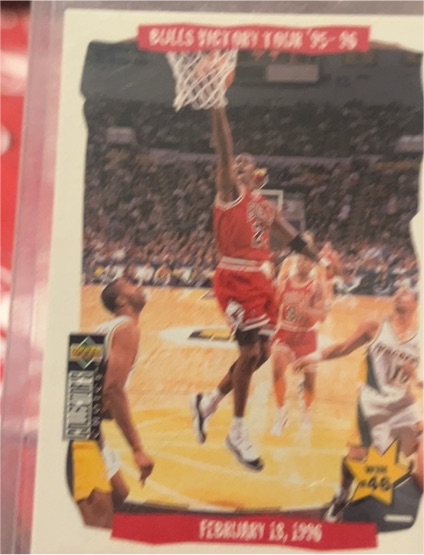 1996 Upper Deck Collector's Choice #26 Michael Jordan Bulls Victory Tour — front