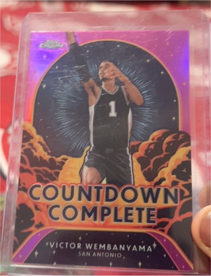 2024-25 Topps Chrome Countdown Complete #CC-1 Victor Wembanyama — front