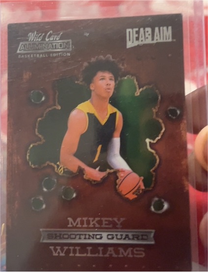 2022 Wild Card Alumination #ADA-19 Mikey Williams Dead Aim — front