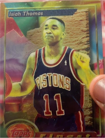 1993-94 Topps Finest #87 Isiah Thomas — front