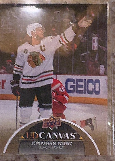 2021-22 Upper Deck Canvas #C289 Jonathan Toews — front