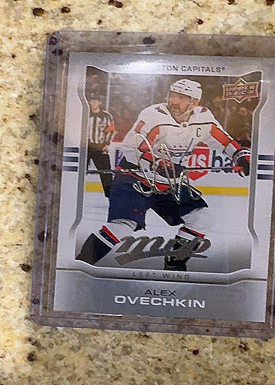 2014 Upper Deck MVP Silver Script Alex Ovechkin — front