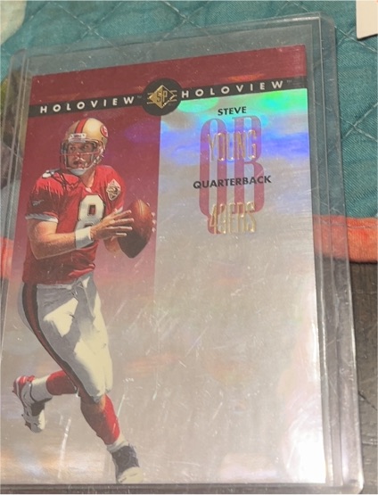 1996 Upper Deck SP Holoview #8 Steve Young — front