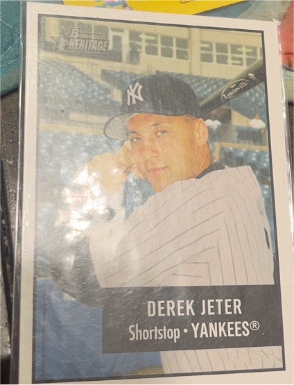 2003 Bowman Heritage #95 Derek Jeter — front