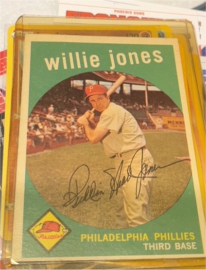 1959 Topps #208 Willie Jones — front