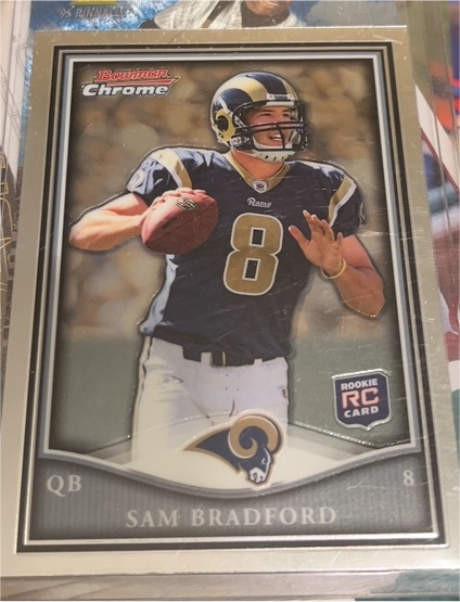 2010 Bowman Chrome #BCR-5 Sam Bradford — front