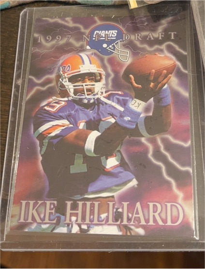 1997 Collector's Edge NFL Draft #19 Ike Hilliard Rookie Card — front