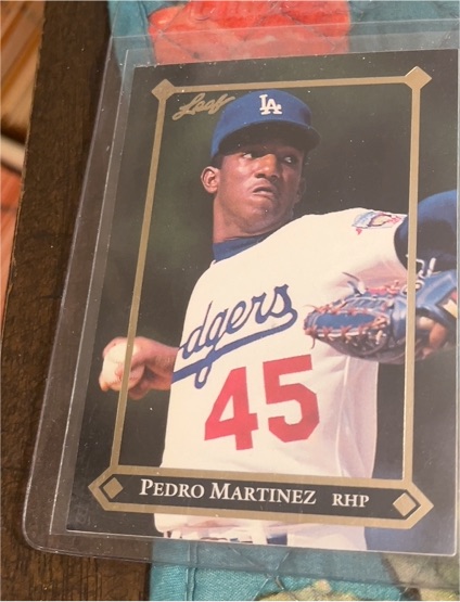 1992 Leaf Gold Rookies #BC3 Pedro Martinez — front