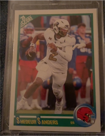 2025 Score #2 Shedeur Sanders — front