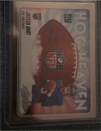 2025 Panini Absolute #HH-JDT Jaxson Dart Hog Heaven — front