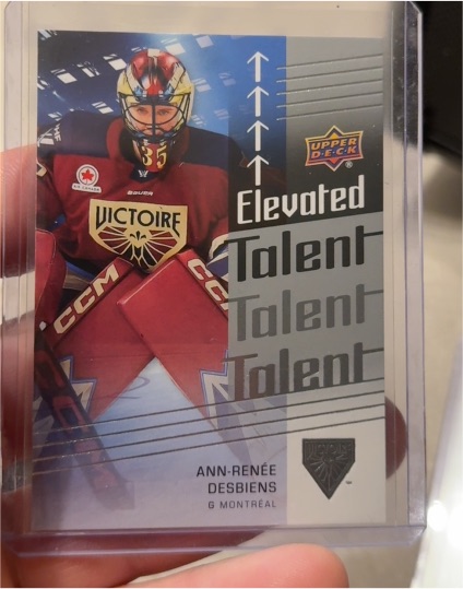 2024-25 Upper Deck PWHL Elevated Talent #ET-19 Ann-Renée Desbiens — front