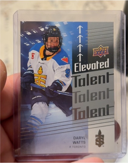 2024-25 Upper Deck PWHL #ET-13 Daryl Watts Elevated Talent — front