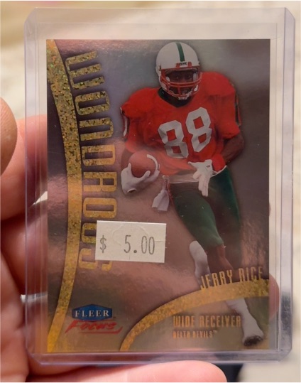1999 Fleer Focus Wondrous Jerry Rice — front