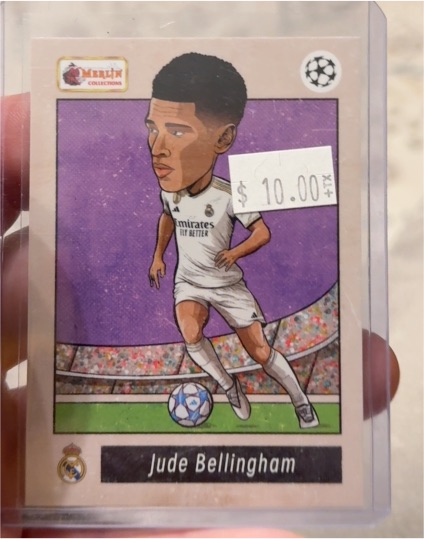 2023-24 Topps Merlin Heritage Jude Bellingham Bobblehead Real Madrid — front