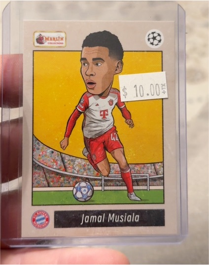 2023 Topps Merlin Heritage Jamal Musiala Bobblehead — front