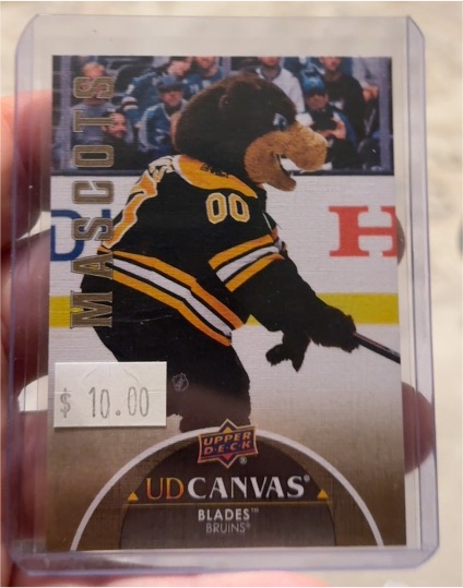 2021-22 Upper Deck Canvas Mascots #C393 Blades Boston Bruins — front