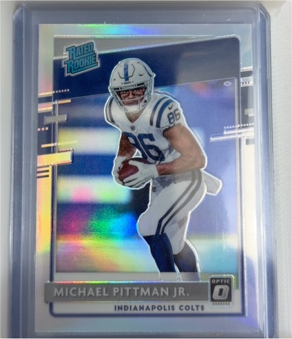 2020 Panini Donruss Optic #172 Michael Pittman Jr. — front