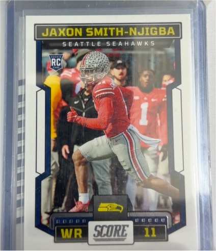 2023 Panini Score #348 Jaxon Smith-Njigba — front