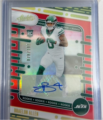 2024 Panini Absolute #190 Braelon Allen — front