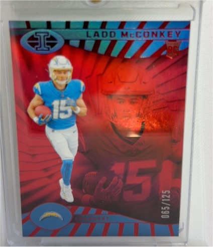 2024 Panini Illusions #51 Ladd McConkey Trophy Collection — front