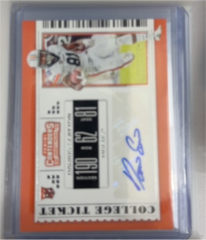 2019 Panini Contenders Ticket Auto Prospect #59 Antonio Brown — front